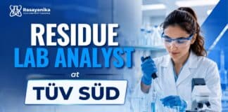 MSc Chemistry Job at TÜV SÜD | Residue Lab Analyst Jobs