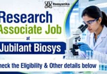 MSc Chemistry Job at Jubilant Biosys | Research Associate Jobs  