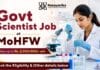 Scientist Jobs in Health Research at the Government of India