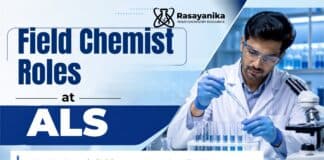 Field Chemist Jobs in Chennai at ALS | BSc Chemistry Graduates Apply Now Field Chemist Jobs at ALS | BSc Chemistry Graduates Apply Now