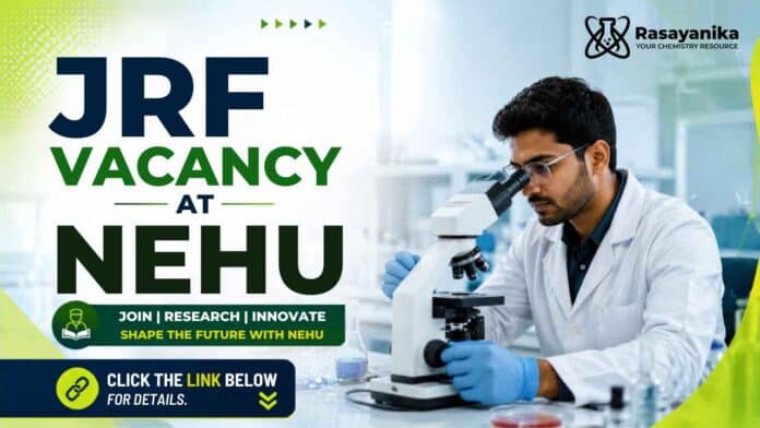 JRF Vacancy announced under NEHU Recruitment for DBT-funded research project JRF Vacancy announced under NEHU Recruitment for DBT-funded research project