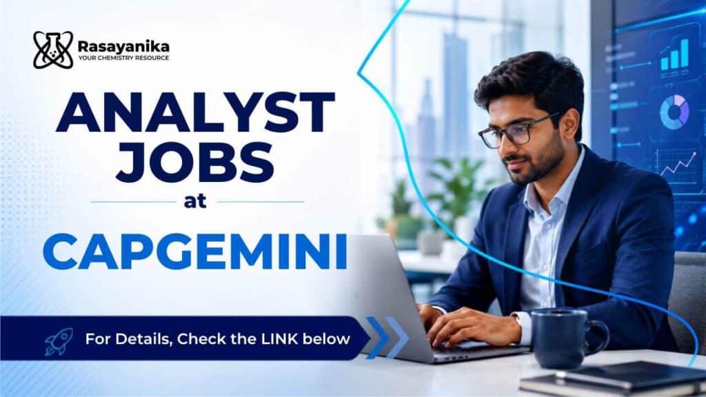 Analyst Jobs at Capgemini | Chemical Engineering jobs | Apply Now