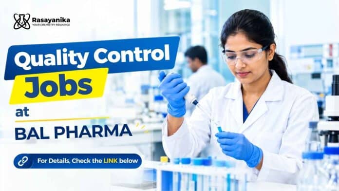 Explore QC Jobs at Bal Pharma in Udaipur. Apply for 8 openings across GC Analyst, HPLC Analyst, Reviewer and GLP/GMP Documentation positions. Explore QC Jobs at Bal Pharma in Udaipur. Apply for 8 openings across GC Analyst, HPLC Analyst, Reviewer and GLP/GMP Documentation positions.