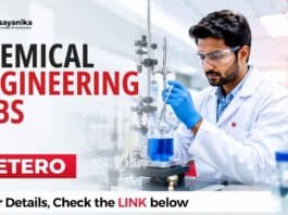 Chemical Engineering Jobs at Hetero: apply for a Process Safety Lead role in Visakhapatnam, covering pharmaceutical compliance and safety.