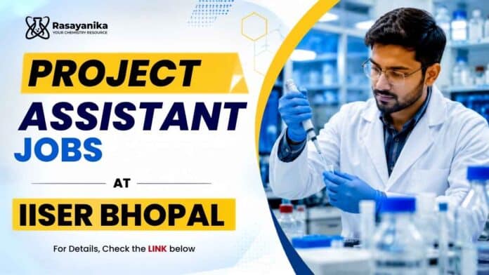 IISER Bhopal Project Assistant opening for wetland carbon stock assessment for eligible Science graduates. Apply by 7 September 2026. IISER Bhopal Project Assistant opening for wetland carbon stock assessment for eligible Science graduates. Apply by 7 September 2026.