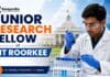 IIT Roorkee JRF recruitment 2026: Apply for a chemistry and chemical engineering research role with Rs. 37,000 monthly stipend.