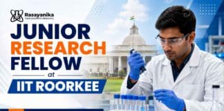 IIT Roorkee JRF recruitment 2026: Apply for a chemistry and chemical engineering research role with Rs. 37,000 monthly stipend.