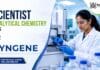 Scientist job at Syngene | Jobs in Bengaluru Syngene Analytical Chemistry Jobs: Entry-level Scientist role in Bengaluru for M.Sc Chemistry graduates. Apply now by 24 August 2026.