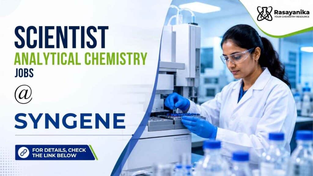 Scientist job at Syngene | Jobs in Bengaluru