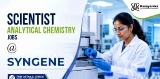 Syngene Analytical Chemistry Jobs: Entry-level Scientist role in Bengaluru for M.Sc Chemistry graduates. Apply now by 24 August 2026.