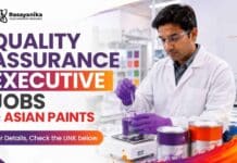 Explore Quality Assurance Jobs at Asian Paints Careers. Apply for Executive Jobs in Noida and take the next step towards a rewarding career.