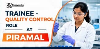 Apply for a Trainee role through Piramal. Quality Control Jobs offering chemistry graduates valuable laboratory and industry exposure.