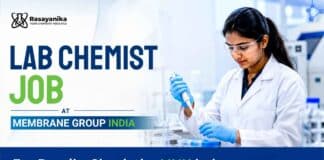 Lab Chemist at Membrane Group India. Explore a ₹4–6 LPA opportunity involving laboratory analysis and treatment projects across India.