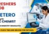 Chemistry Freshers Job at Hetero | QC Chemist Roles Chemistry Freshers Job at HETERO for Quality Control Chemist. M.Sc. Chemistry candidates