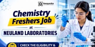 Freshers Production Trainee Role at Neuland Laboratories