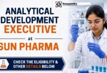 MSc Chemistry Job at Sun Pharma | Analytical Executive