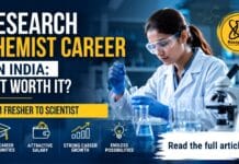 Research Chemist Jobs in India: Qualifications, Skills, Salary & Career Growth