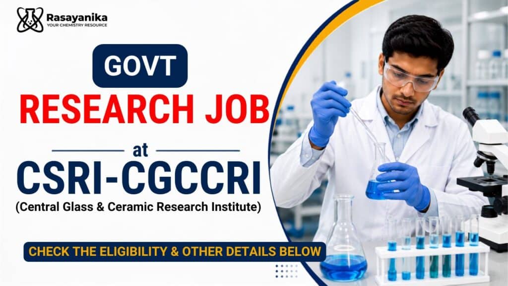 Govt Research Job at CSIR-CGCRI | Walk-in Interview