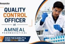 Amneal Hiring Chemistry Graduates | Quality Control Officer Role QC Officer Job at Amneal | Chemistry Graduates Apply Now