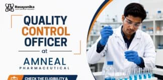 Amneal Hiring Chemistry Graduates | Quality Control Officer Role QC Officer Job at Amneal | Chemistry Graduates Apply Now