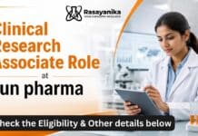 Sun Pharma Hiring Chemistry Graduates | Clinical Research Associate Role Clinical Research Associate Jobs at Sun Pharma | Apply Now