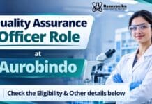 Quality Assurance Job at Aurobindo | Chemistry Graduates Apply Now BSc Chemistry Job at Aurobindo | Quality Assurance Officer