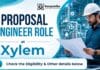 Chemical Engineering Job at Xylem | Proposal Engineer Role