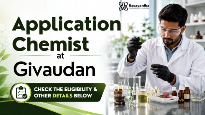 Application Chemist at Givaudan Mumbai | Apply Now Application Chemist at Givaudan Mumbai | Apply Now
