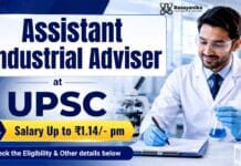 ₹1.14 Salary Govt Job at UPSC | Chemical Engineering Graduates Apply Now Chemical Engineering Job at UPSC | Assistant Industrial Adviser Role