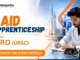 Chemical Apprenticeship Opportunities at ISRO | Apply Now
