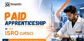 Chemical Apprenticeship Opportunities at ISRO | Apply Now