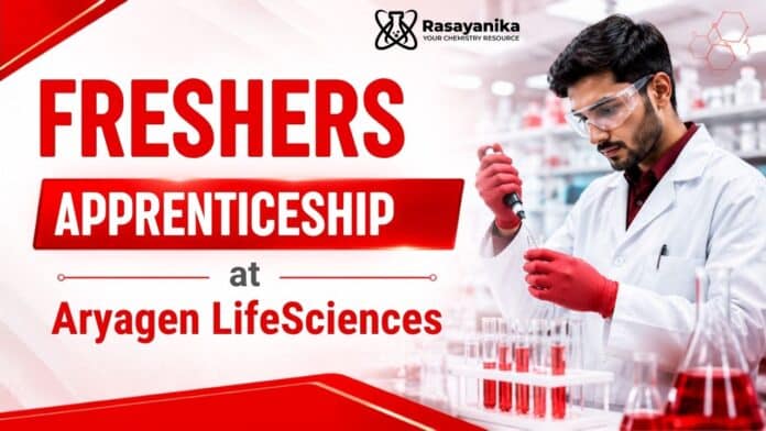 Chemistry Freshers Job at Aragen | Freshers Apprenticeship Role Chemistry Freshers Job at Aragen | Freshers Apprenticeship Role