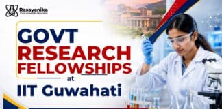 Govt Research Fellowships at IIT Guwahati | Apply Now