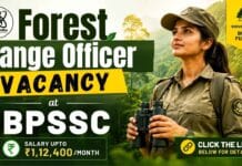 ₹1,12,400 Salary! Forest Range Officer Jobs at BPSSC | Chemistry Graduates Apply Now Forest Range Officer Jobs at BPSSC for Chemistry graduates