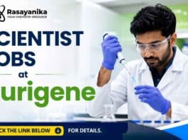 Apply for Scientist Jobs at Aurigene. Explore Medicinal Chemistry Jobs for M.Sc./Ph.D. Organic Chemistry professionals. Apply now.