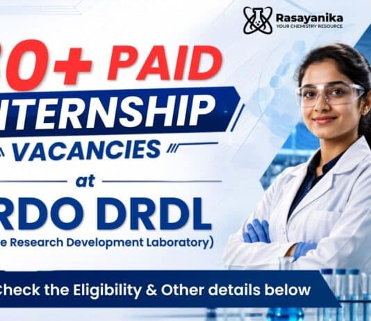 Paid Internship at DRDO DRDL | Walk-In at Hyderabad