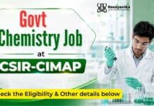 Project Associate Jobs at CSIR-CIMAP | Attend the Walk-In Interview