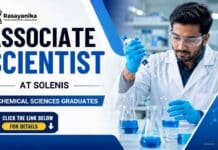 Associate Scientist at Solenis | Jobs in Mumbai | R&D Role Associate Scientist opening at Solenis Careers in Mumbai for Chemical Sciences candidates