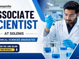 Associate Scientist opening at Solenis Careers in Mumbai for Chemical Sciences candidates