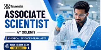Associate Scientist opening at Solenis Careers in Mumbai for Chemical Sciences candidates