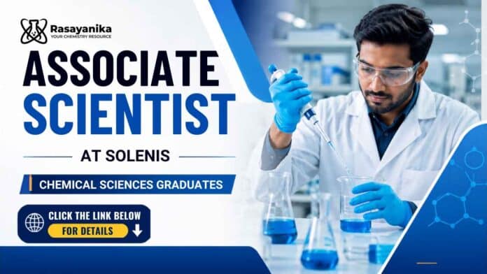 Associate Scientist opening at Solenis Careers in Mumbai for Chemical Sciences candidates Associate Scientist opening at Solenis Careers in Mumbai for Chemical Sciences candidates