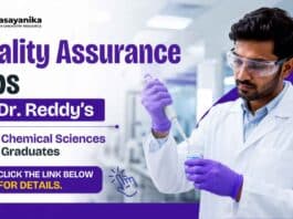 Quality Assurance Jobs through Dr. Reddy's Careers for Analytical Chemistry Jobs candidates in Baddi