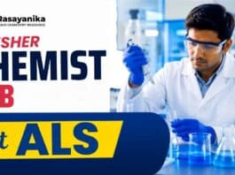 Fresher Chemist Job at ALS in Bangalore for Chemistry graduates. Explore qualifications, responsibilities and ALS Careers. Apply Today