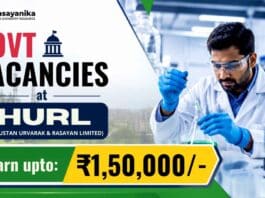 HURL Careers 2026 announces Multiple Govt Vacancies across Executive, Non-Executive and FTC positions for eligible professionals seeking PSUs jobs.