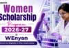 Women Scholarship in Chemistry | WEnyan Call for Applications for the year 2026-27 WEnyan Scholarship Program 2026 for Women in Chemistry