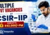 CSIR-IIP Govt vacancies: walk-in opportunity for project positions, including multiple positions for Chemistry candidates.
