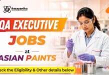 Asian Paints Hiring Chemistry Graduates | Apply for QA Executive Jobs MSc Chemistry Job at Asian Paints | QA Executive Role