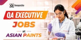 MSc Chemistry Job at Asian Paints | QA Executive Role