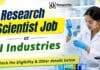 Research Scientist Job at PI Industries | Chemitry Graduates Apply now Research Scientist Jobs at PI Industries | Apply Now