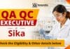 Quality Executive Job at Sika | Chemistry Graduates Apply Now QA QC Jobs at Sika for BSc Chemistry Graduates